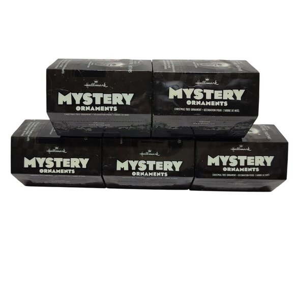 Disney Nightmare Before Christmas Hallmark Mystery Ornaments Set Of 5 - Picture 1 of 7